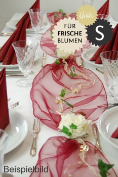 Fibula[Style]® Komplettset "Golden Fifty" für Frischblumen Größe S